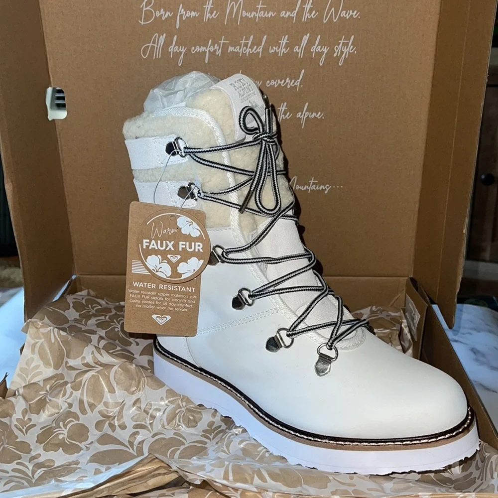 🔥ROXY Brandi - Leather Boots for Women NWT - Picture 10 of 13